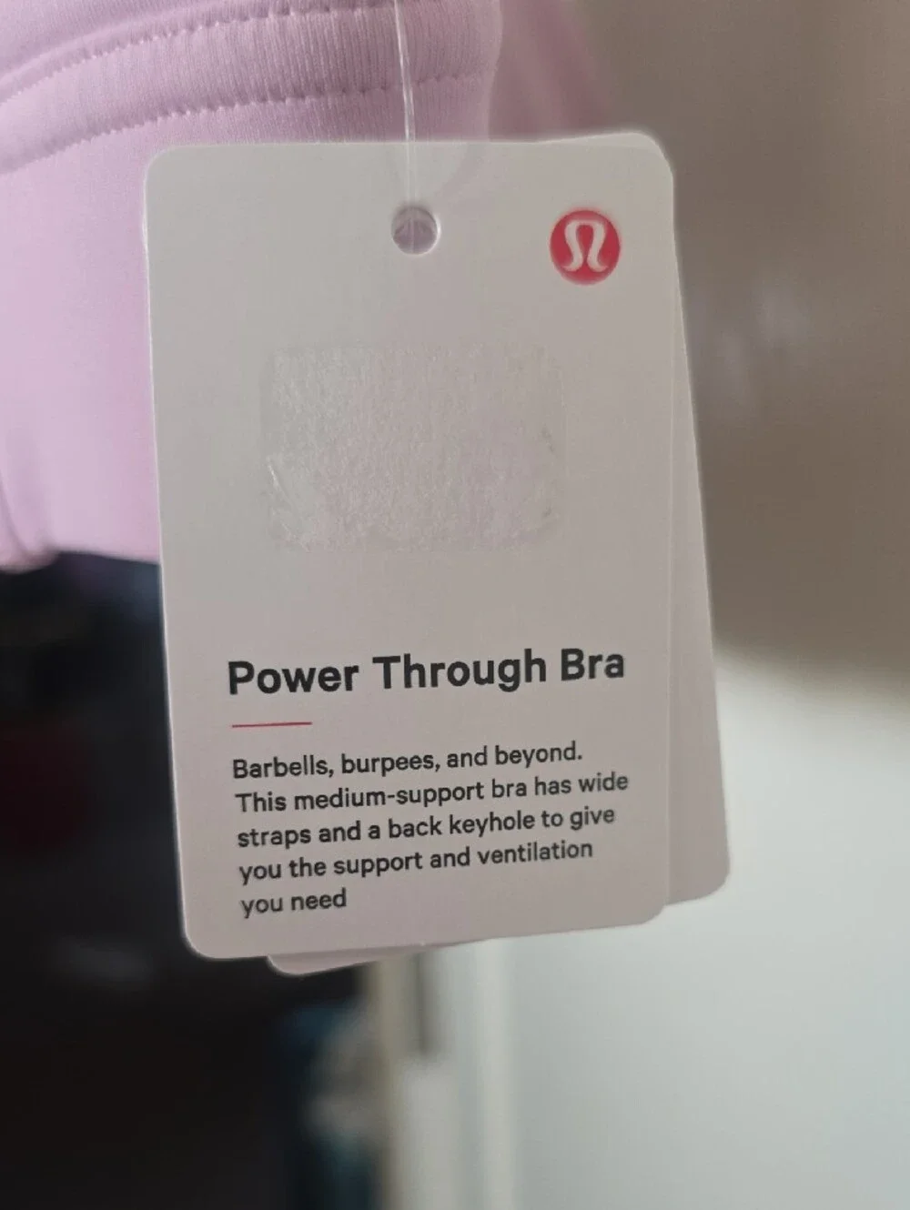 Lululemon Power Through Bra Sz 8